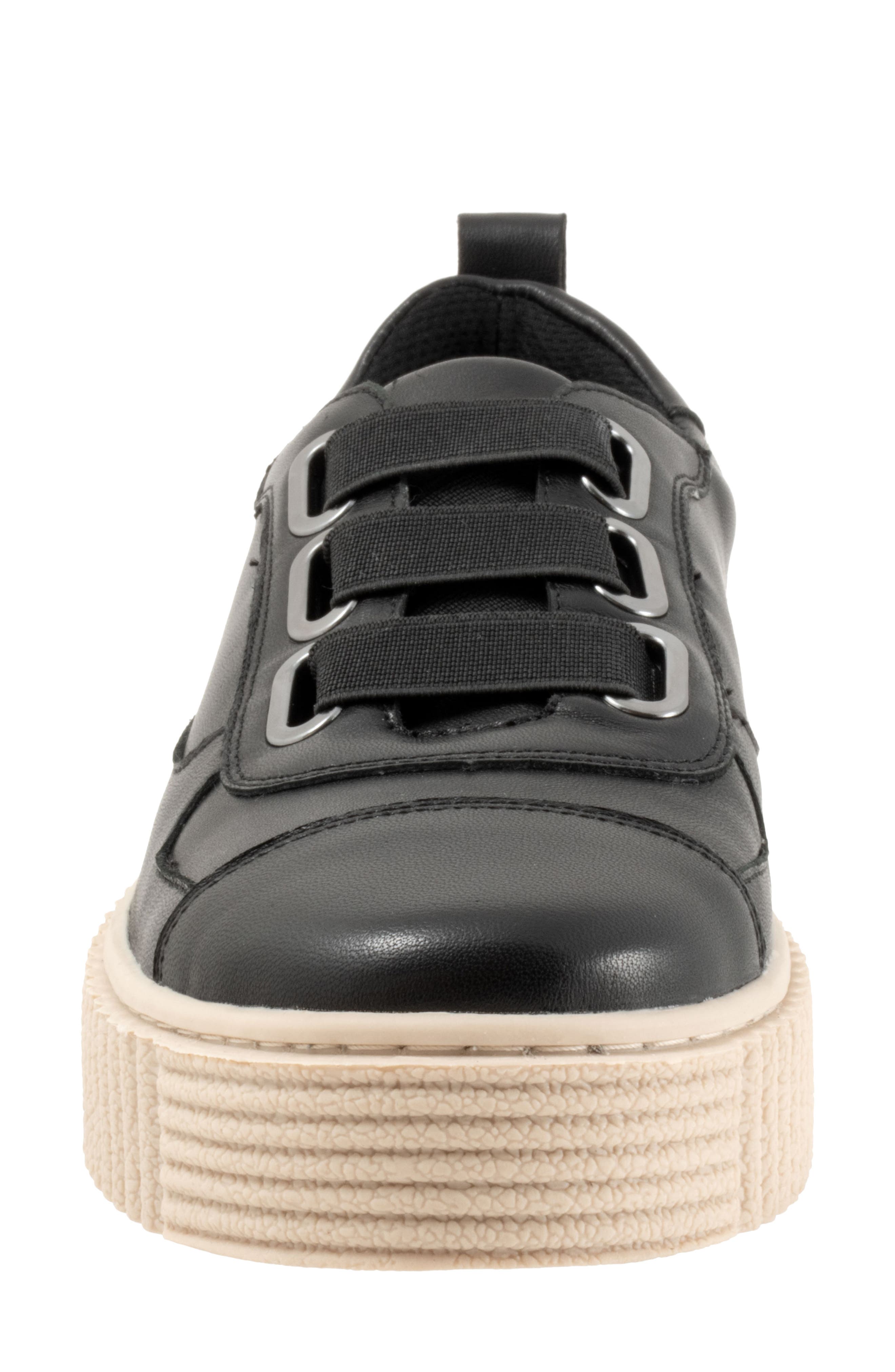 Trotters Bliss Platform Sneaker, Alternate, color, Black