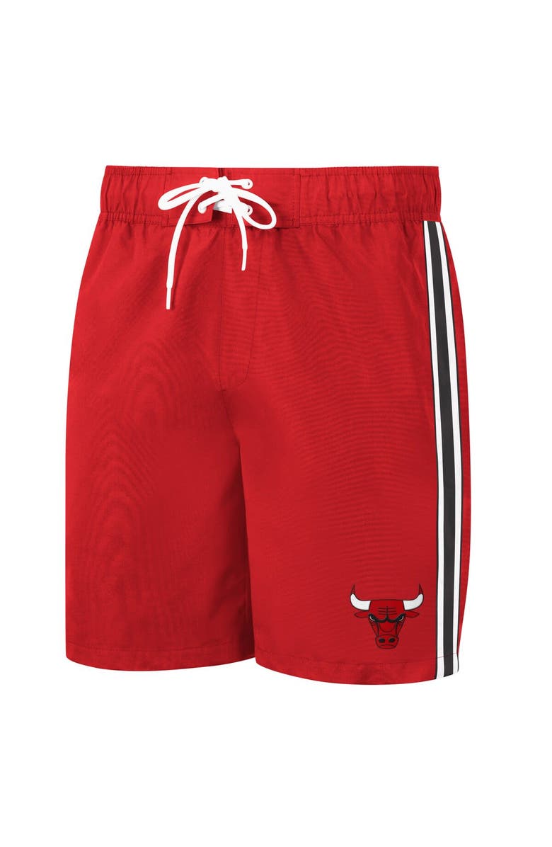 G-III SPORTS BY CARL BANKS Men's G-III Sports by Carl Banks Red Chicago Bulls Sand Beach Volley Swim Shorts, Alternate, color, Red