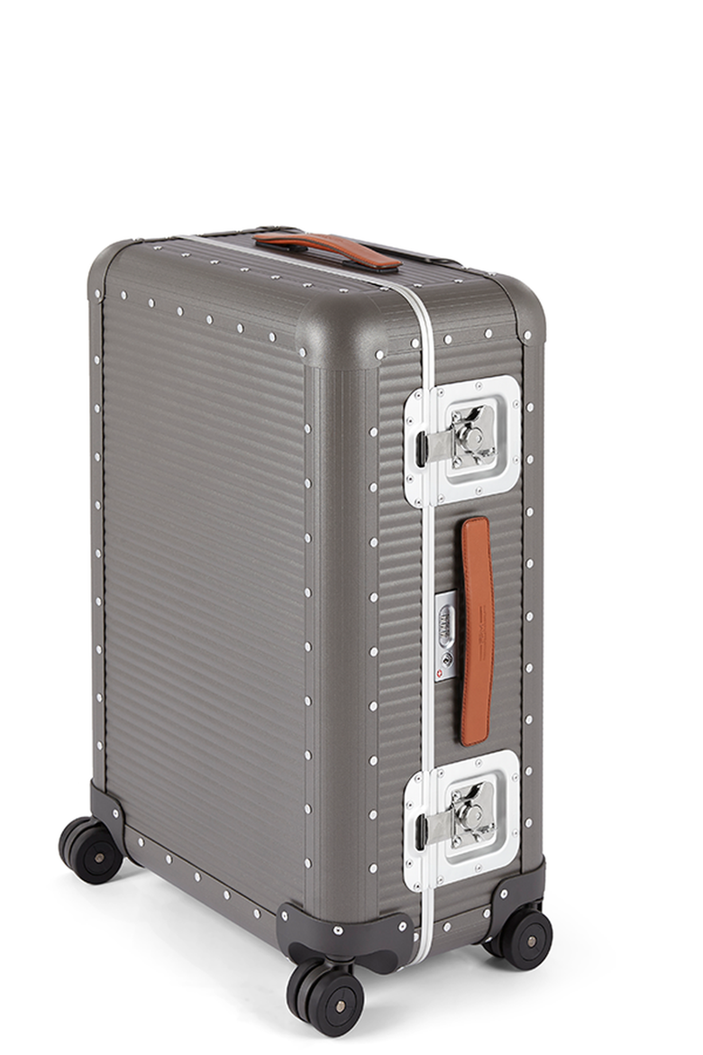 Bank Spinner 68 Suitcase, Main, color, Steel Grey
