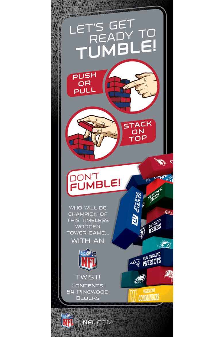 NFL Tumble Tower - All Teams, Alternate, color, Multicolor