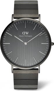 Daniel Wellington Classic Piano Link Bracelet Watch, 40mm