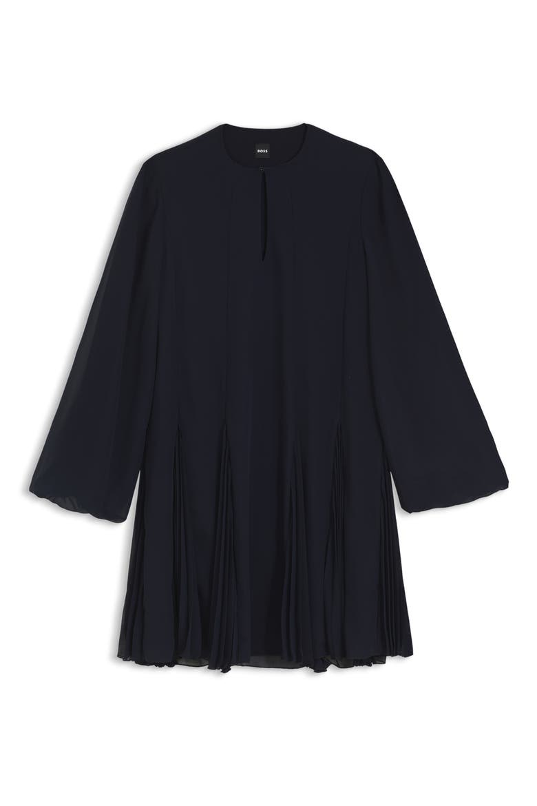 Donottati Long Sleeve A-Line Dress, Alternate, color, SKY CAPTAIN