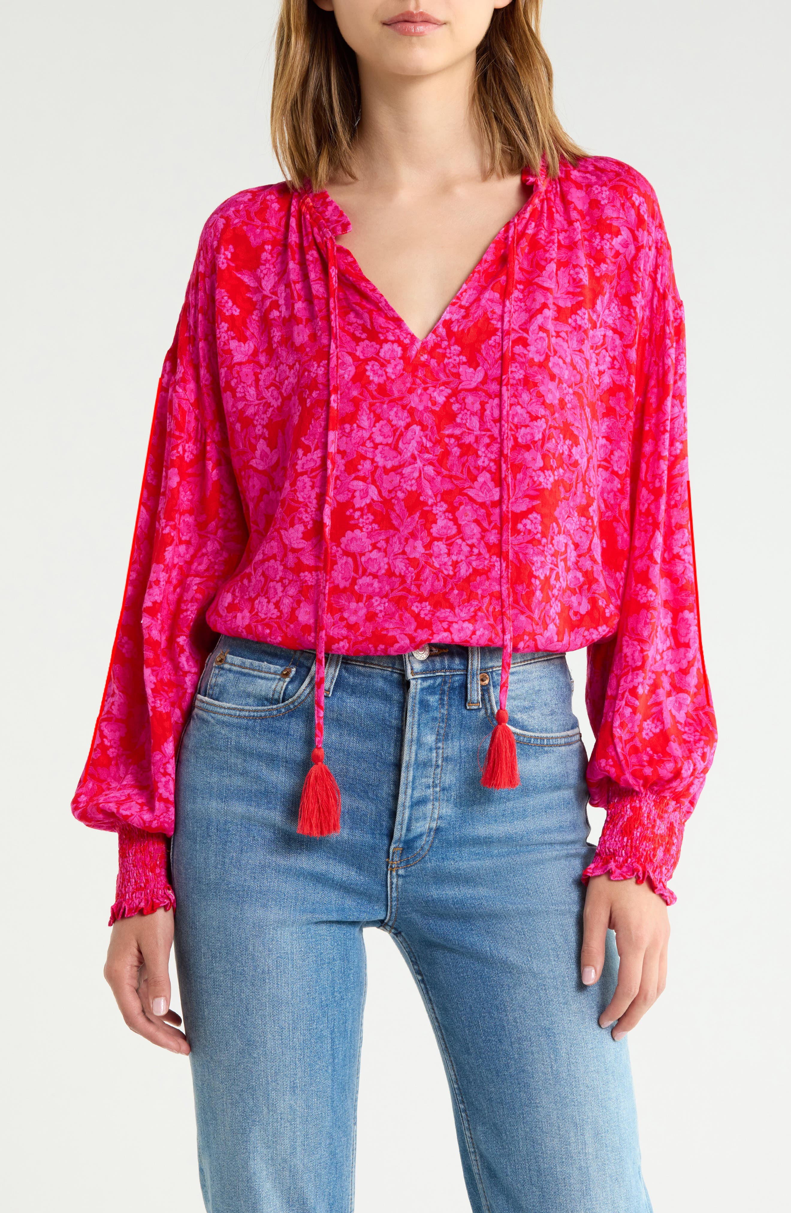 selected RED-FUCHSIA
