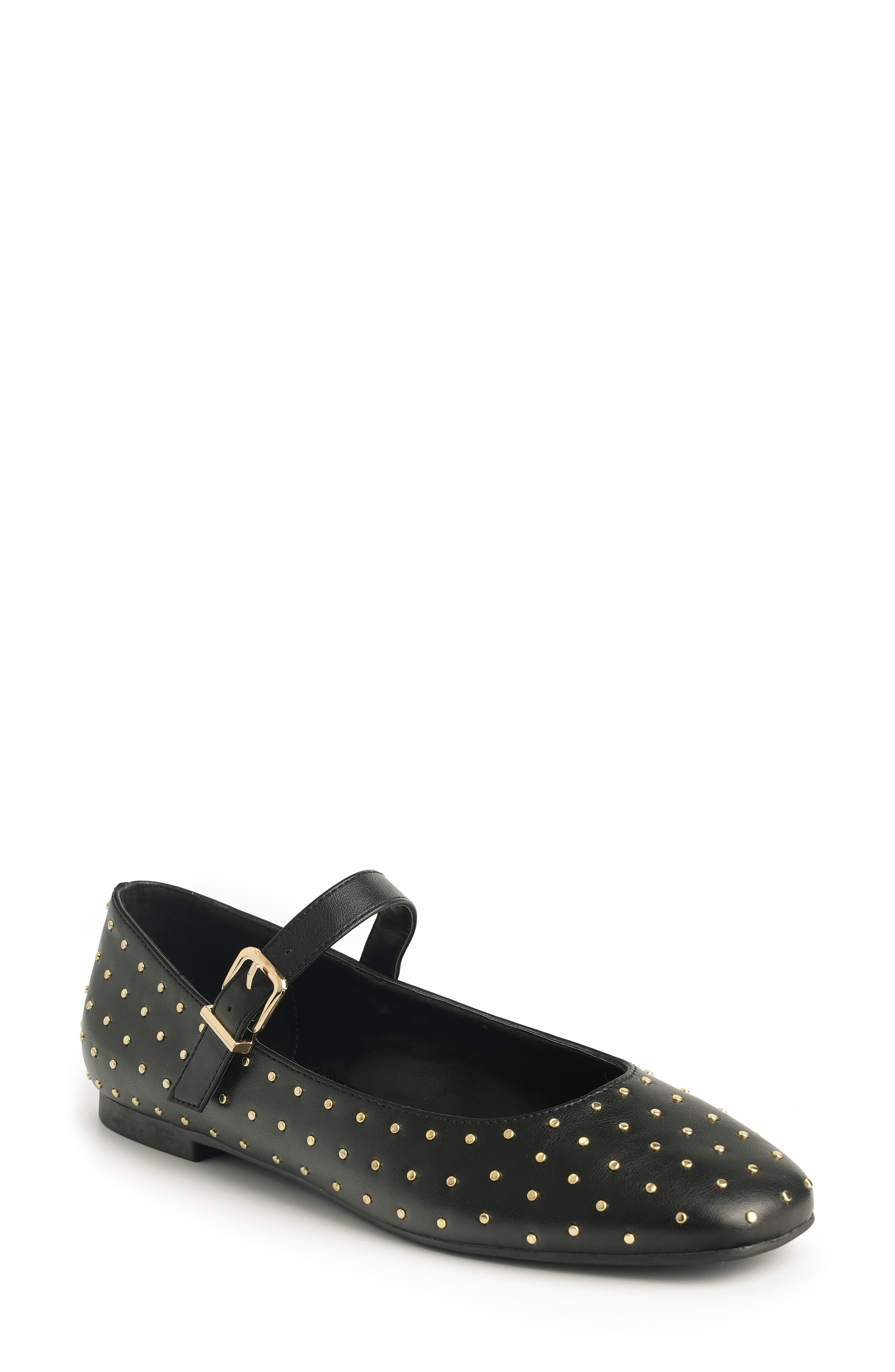 NEW YORK AND COMPANY Lavonna Studded Mary Jane Flat