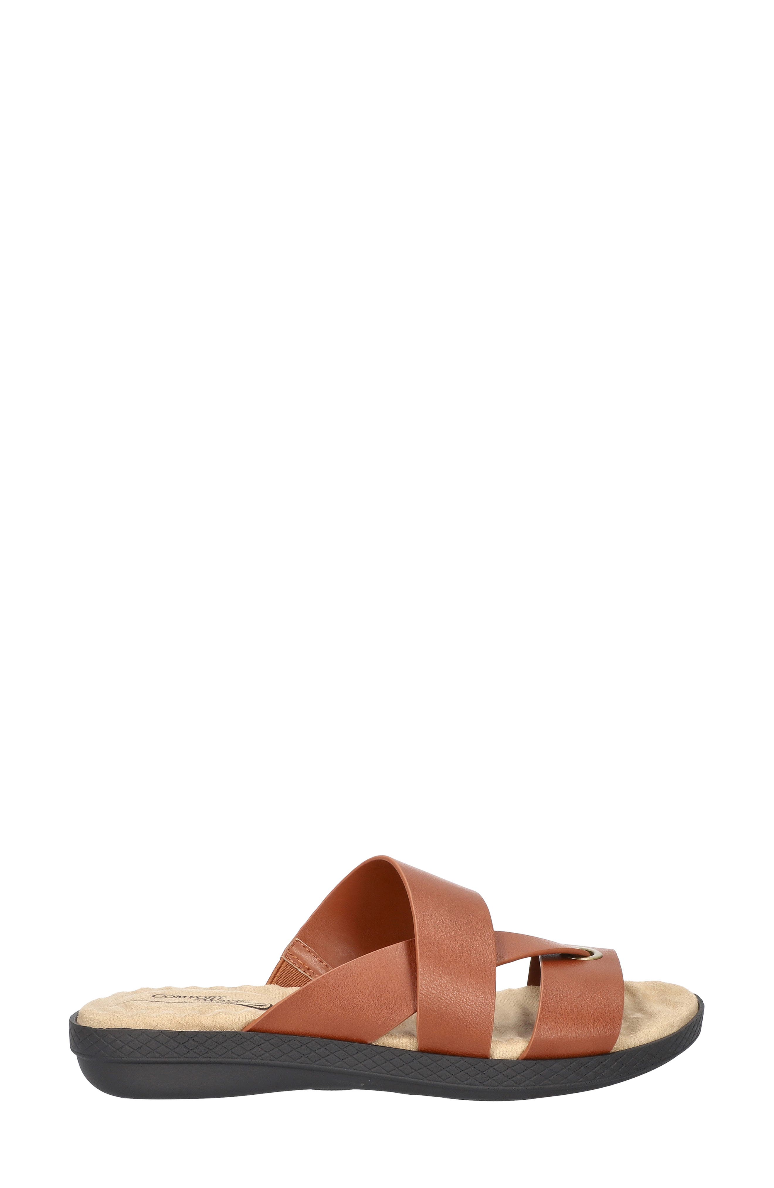 Gulf Toe Thong Sandal, Alternate, color, COGNAC