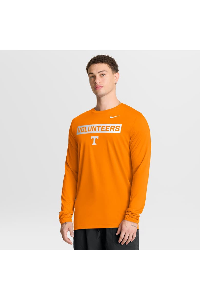 Men's Nike Tennessee Orange Tennessee Volunteers Primetime Campus 2-Hit Legend Dri-FIT Long Sleeve T-Shirt, Main, color, Tennessee Orange