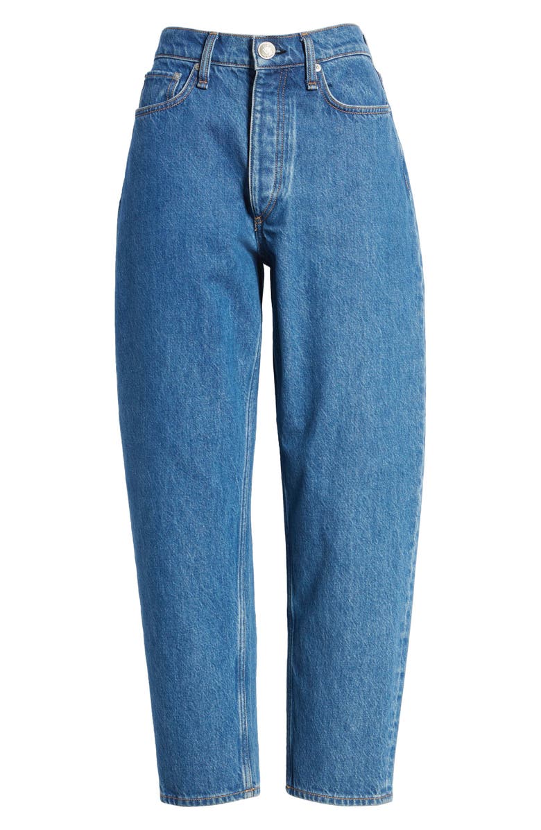 rag & bone Alissa High Waist Crop Barrel Straight Leg Jeans, Alternate, color,