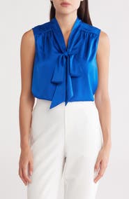Gemma + Jane Tie Front Sleeveless Top