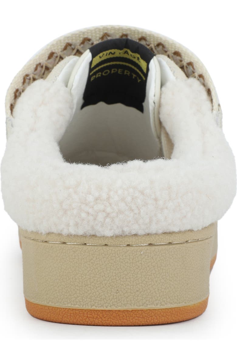Vintage Havana Baller Faux-Fur Lined Sneaker Mule, Alternate, color, Off White/ Grey/ Chestnut