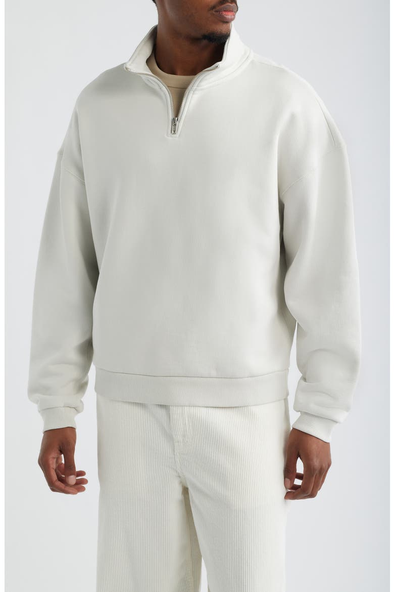 トップス Small Box Half Zip Pullover White Elwood Oversize Core Quarter Zip Sweatshirt (Men) | Nordstrom