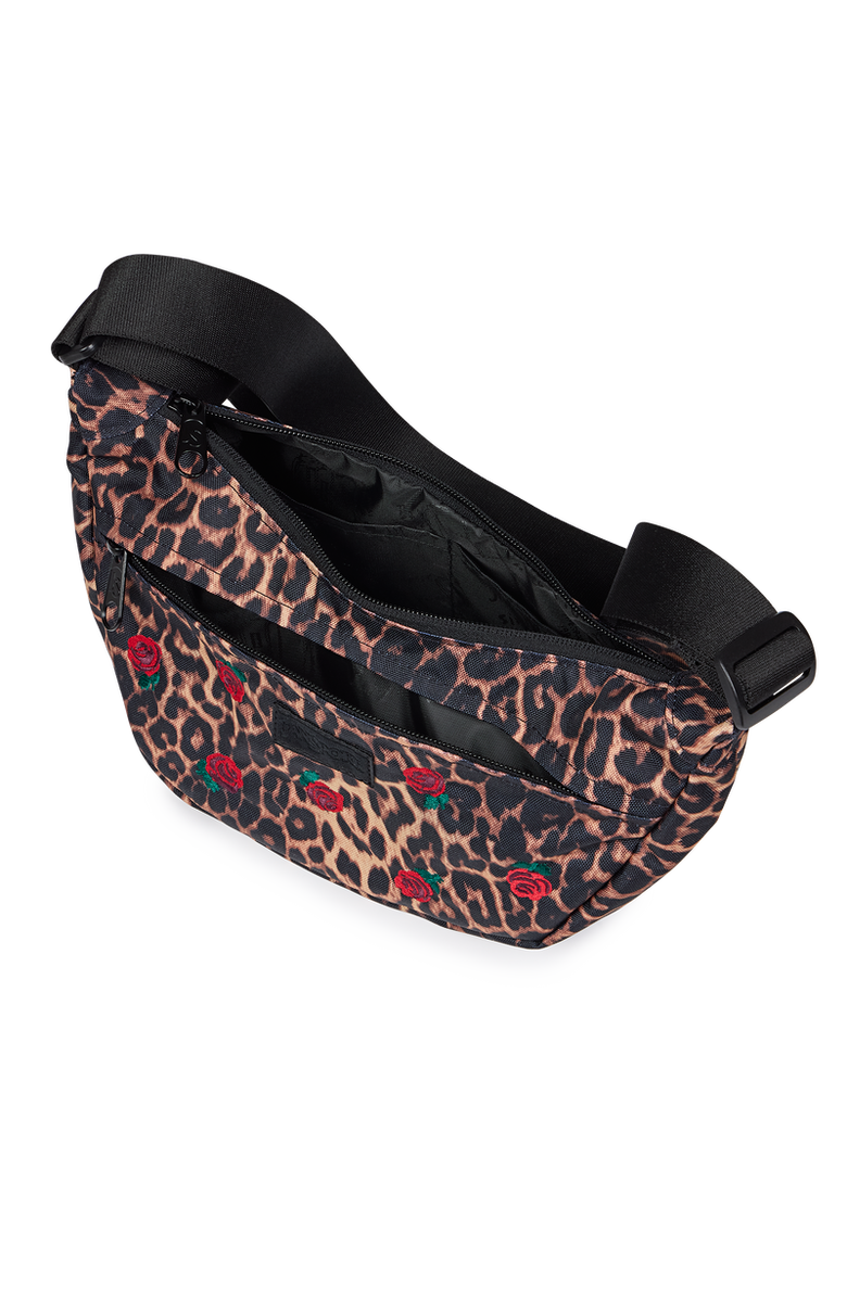 Jansport Unphased Crossbody Small FX, Alternate, color, Leopard Rose