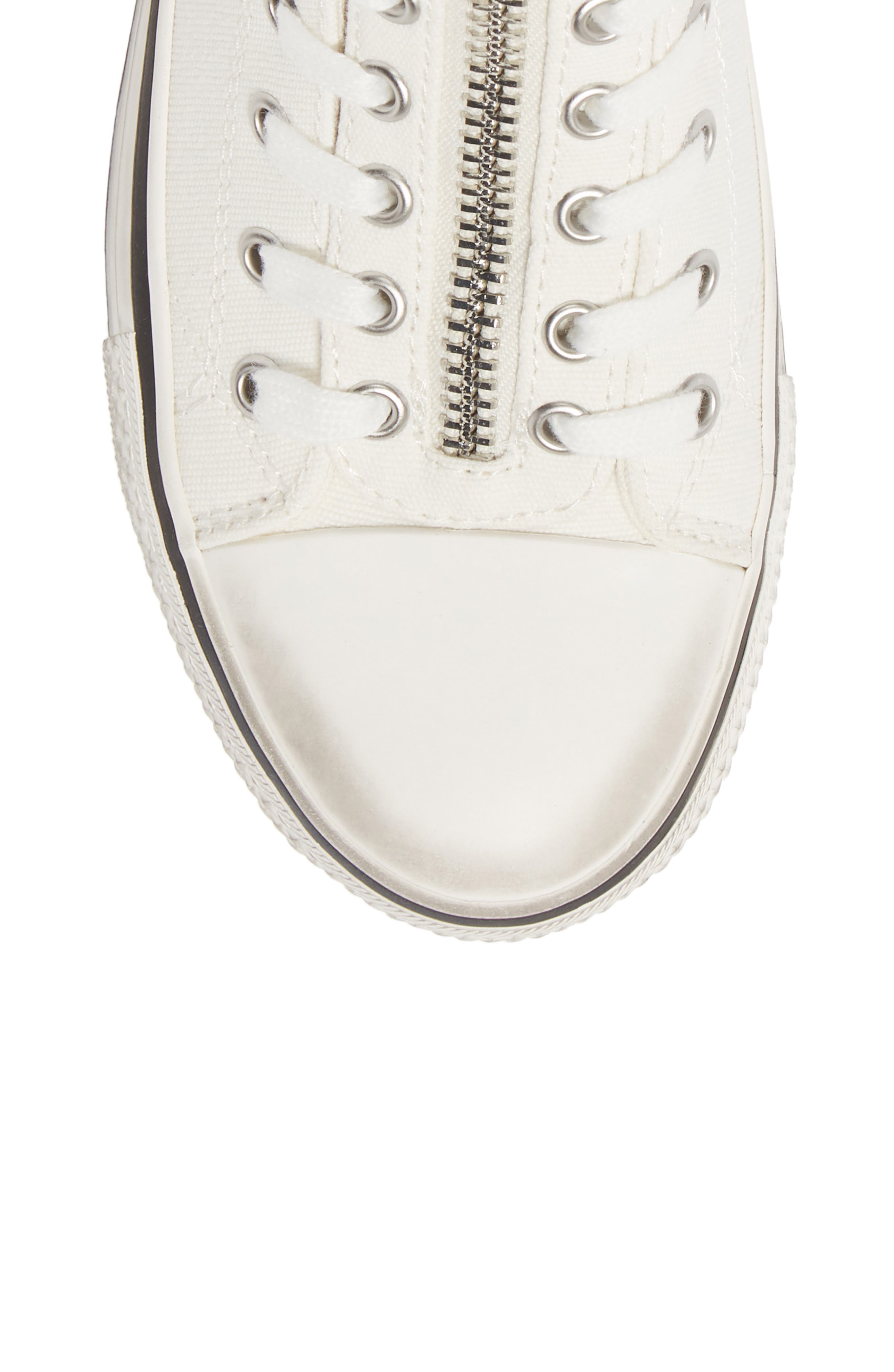 Jagger Platform Sneaker, Alternate, color, WHITE CANVAS