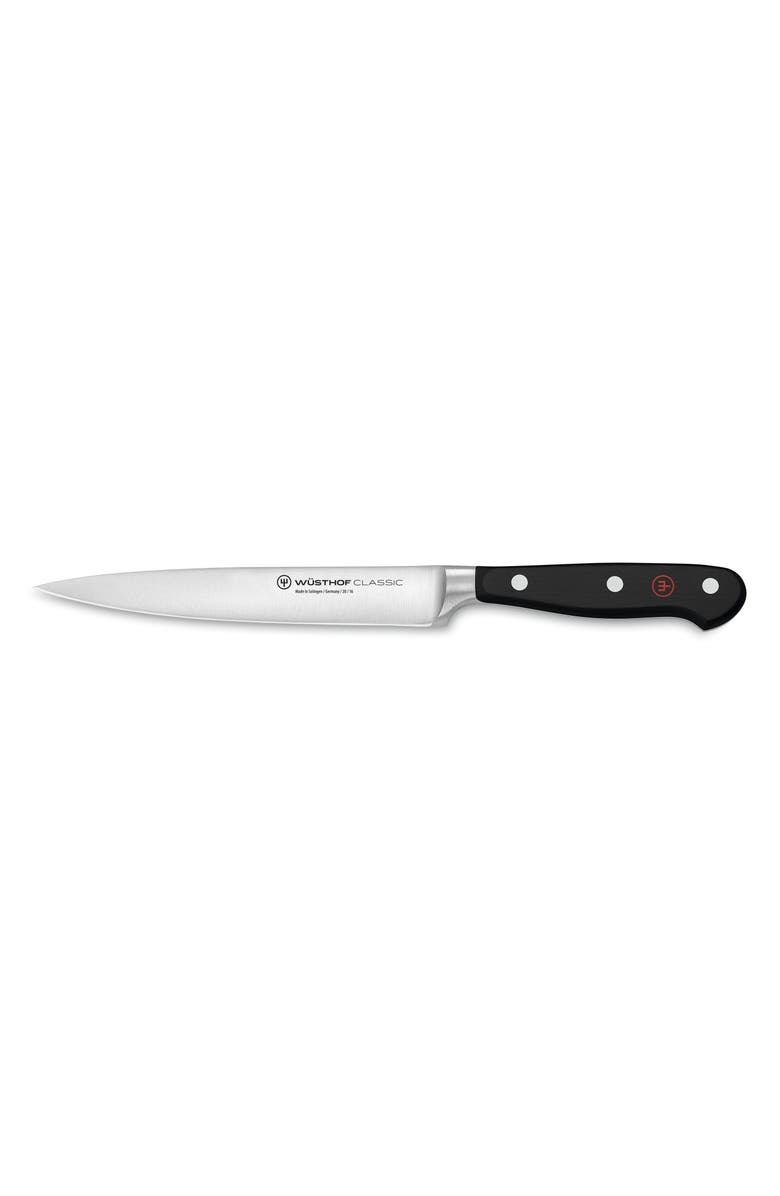 Wüsthof Classic 6-Inch Utility Knife, Main, color, Black