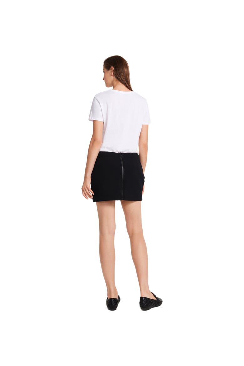 The Reversible Sweat Skirt, Alternate, color, Black/Gray
