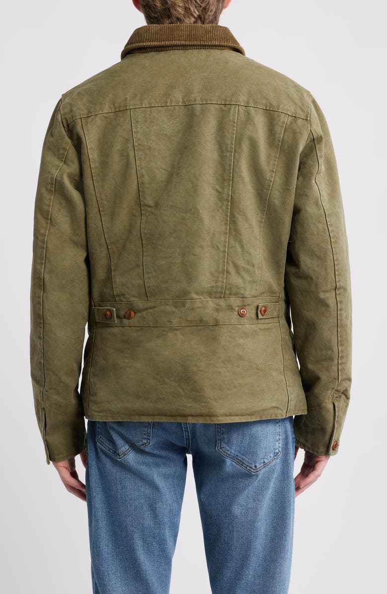 Schott NYC Countryman's Sunset Cotton Canvas Zip-Up Jacket, Alternate, color, Olive