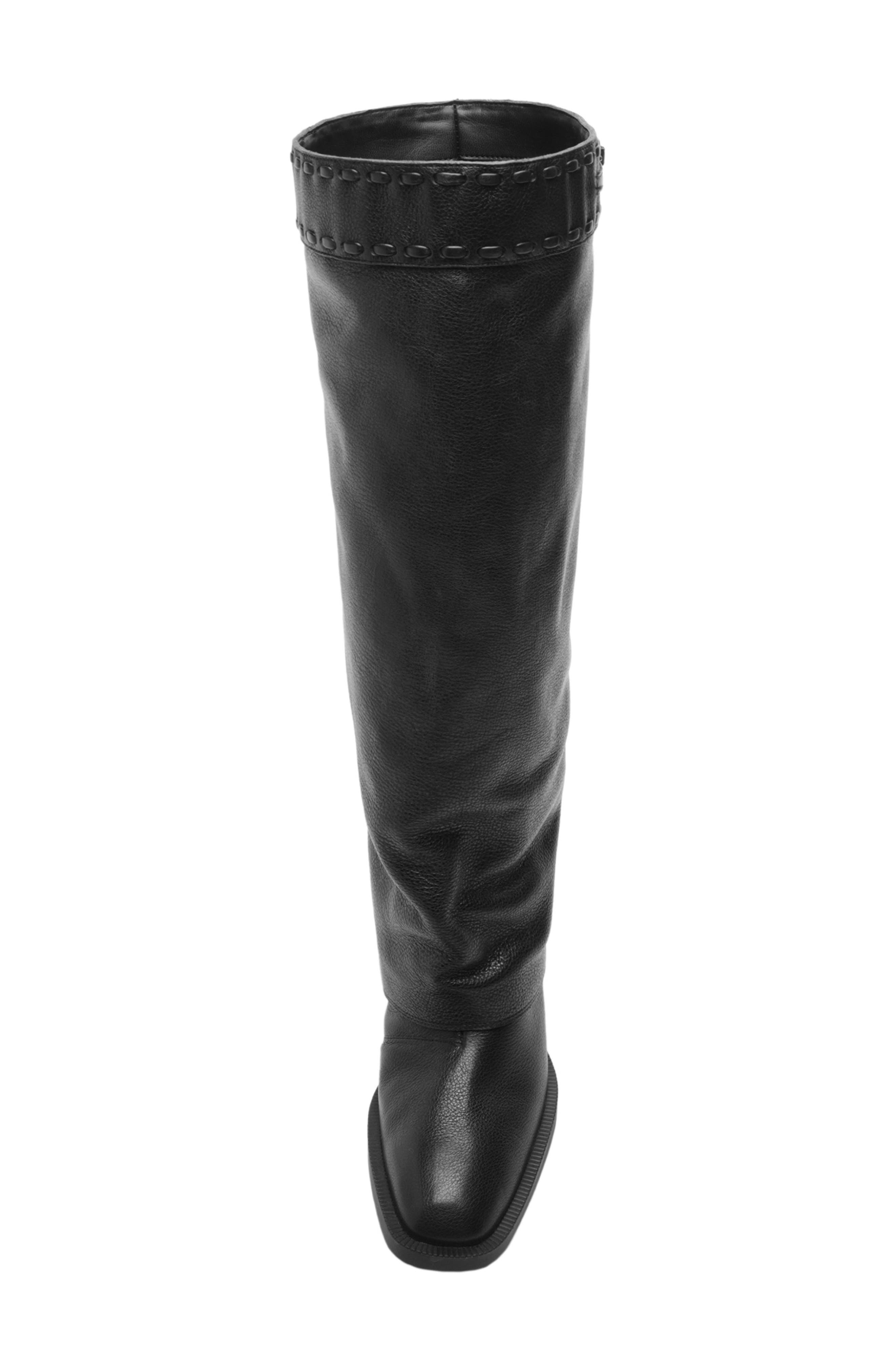 Arezzo Beatrice Knee High Boot, Alternate, color, Black