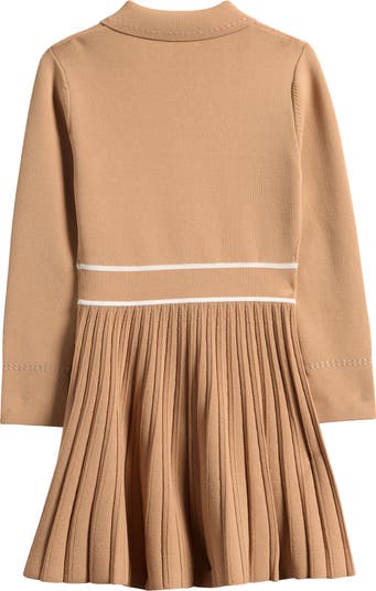 Kids' Sapna Pleated Sweater Shirtdress