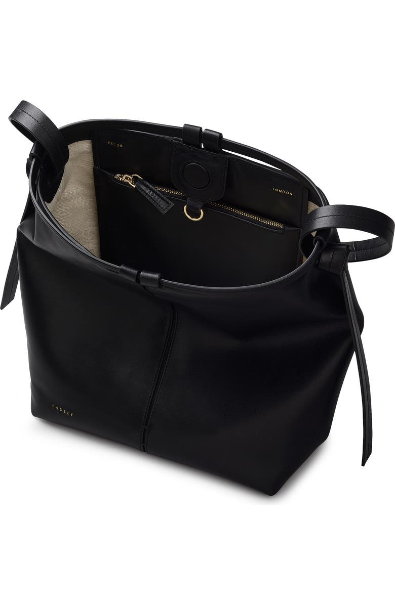 Radley The Connaught Medium Ziptop Shoulder Bag, Alternate, color, Black