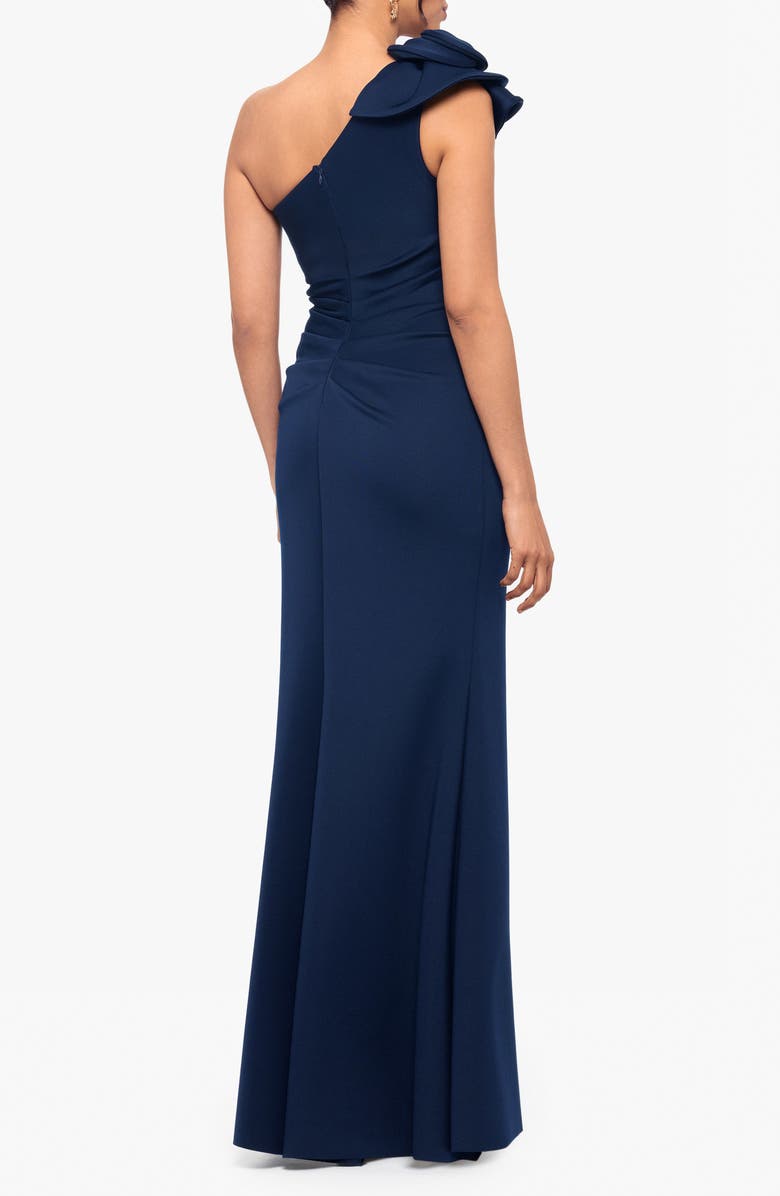 Xscape Evenings Bow One-Shoulder Gown, Alternate, color,