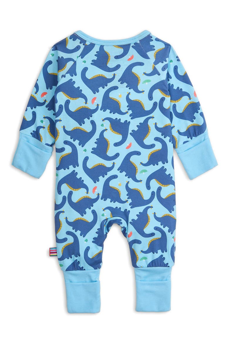 Necks Generation Magnetic Closure Convertible Romper, Alternate, color, BLUE