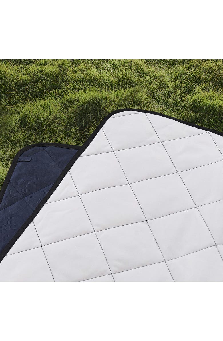 Hunter Outdoor Blanket, Alternate, color, Hunter Stripe