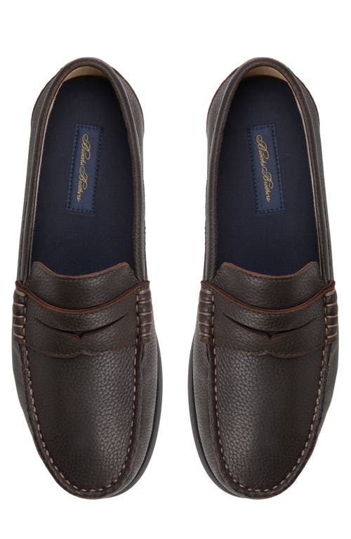 Brooks Brothers Eastport Penny Loafer In Brown