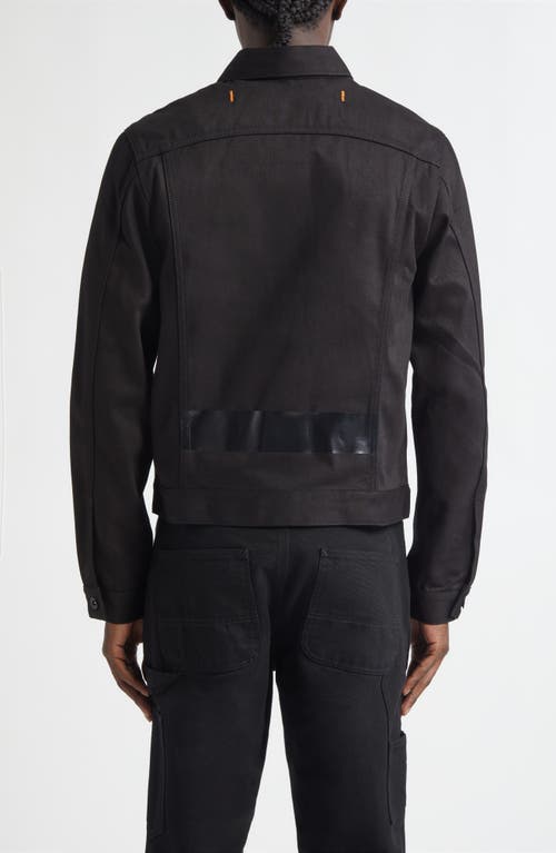 Jkeefer Jacob Type 3 Trucker Jacket In Black