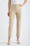 Anne Klein Hollywood Waist Straight Leg Ankle Pull-On Pants