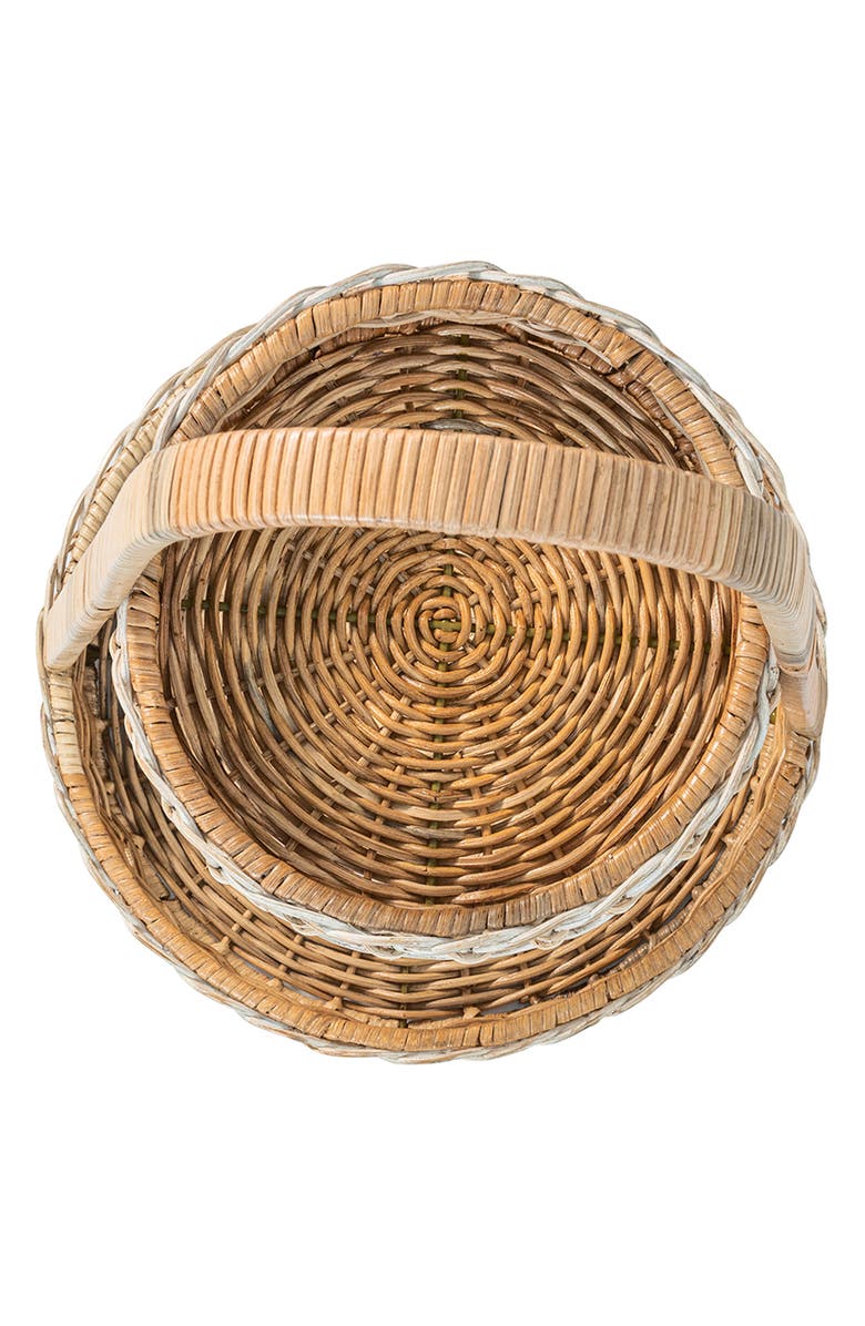 Juliska Provence Rattan Two-Tier Server, Alternate, color, Natural/ Whitewash