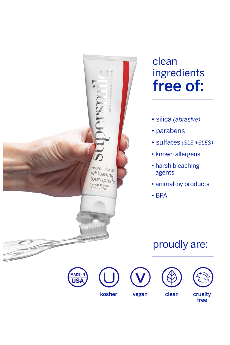 Professional Whitening Toothpaste - Cinnamon, Alternate, color, White