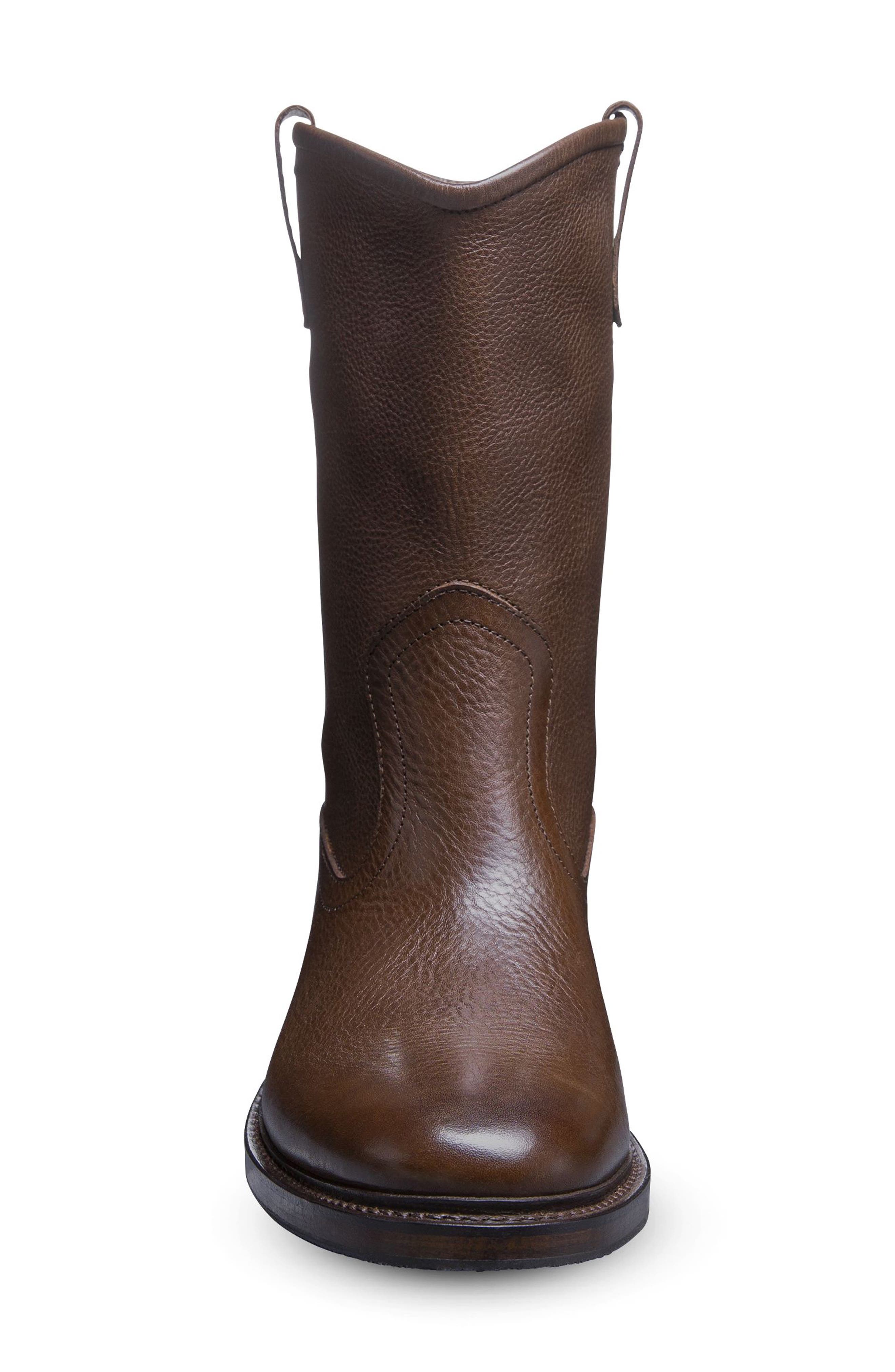 Allen Edmonds Dallas Western Boot, Alternate, color, Brown