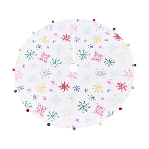 Carol & Frank Boho Christmas Tree Skirt In Multi