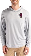 Cutter & Buck Men's Cutter & Buck Gray Virginia Tech Hokies Coastline Recycled Double-Peached Hooded Pullover