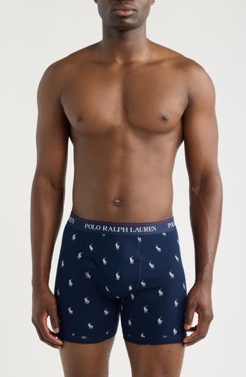 Assorted 3-Pack Classic Fit Stretch Cotton Boxer Briefs