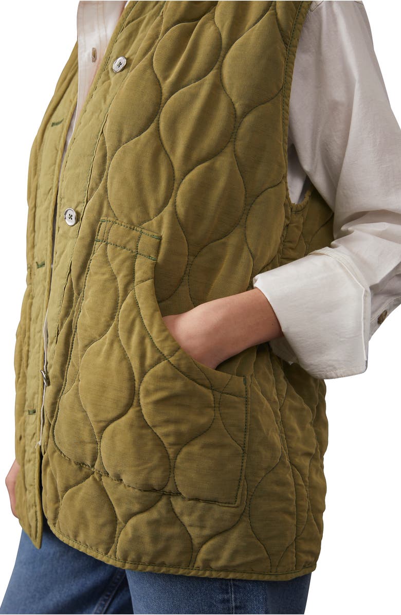 Free People We the Free Billy Quilted Vest, Alternate, color, 