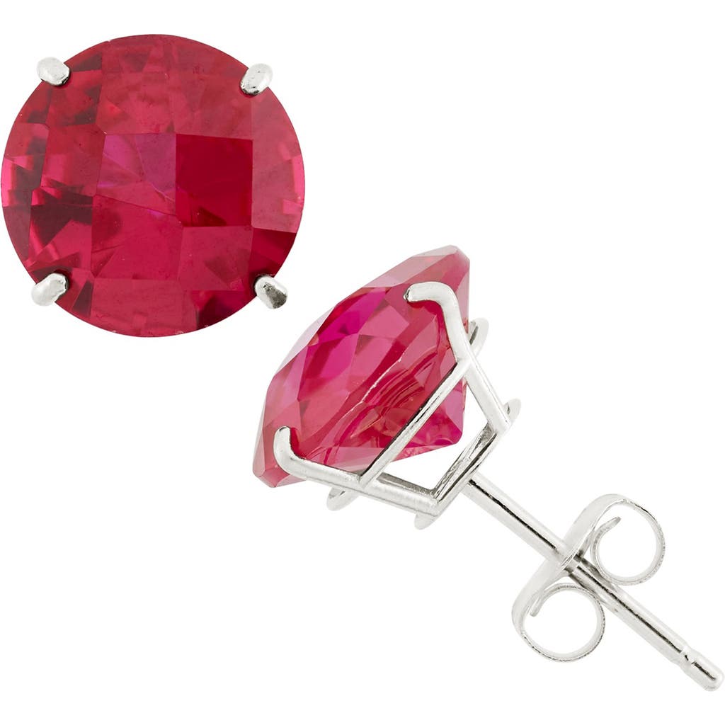 Fzn 10k Gold Solitaire Stud Earrings In Metallic