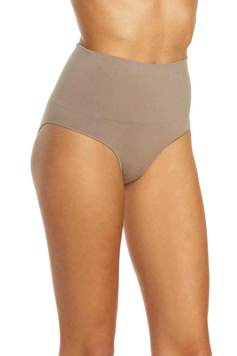 Everyday Shaping Panties Briefs, Alternate, color, MOCHA