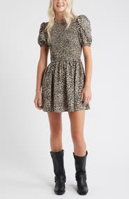 BP. Puff Sleeve Minidress