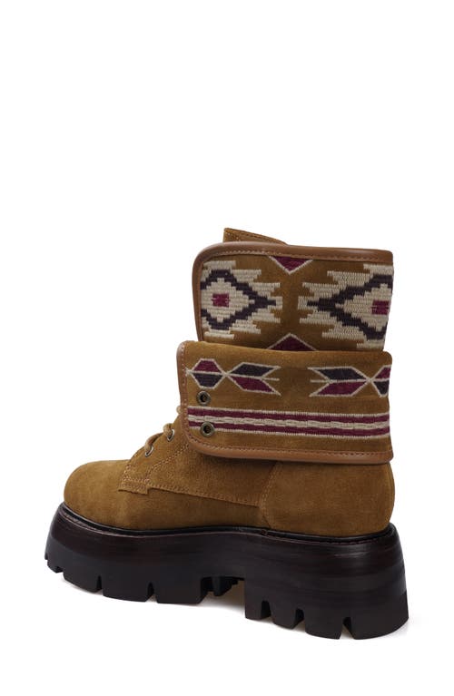 Zigi Tenisha Platform Bootie In Brown