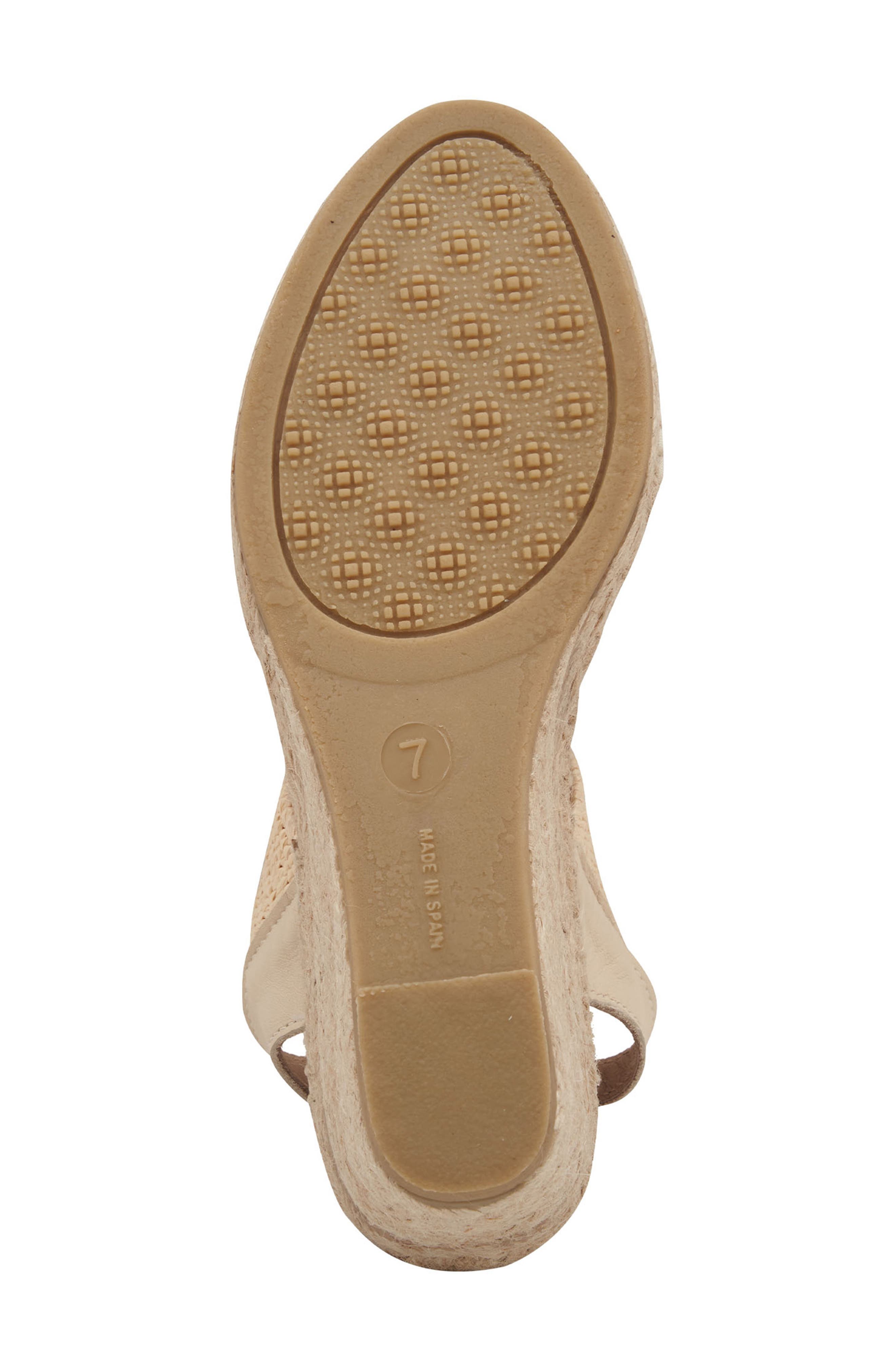 André Assous Aviana Raffia Wedge Sandal, Alternate, color, Natural