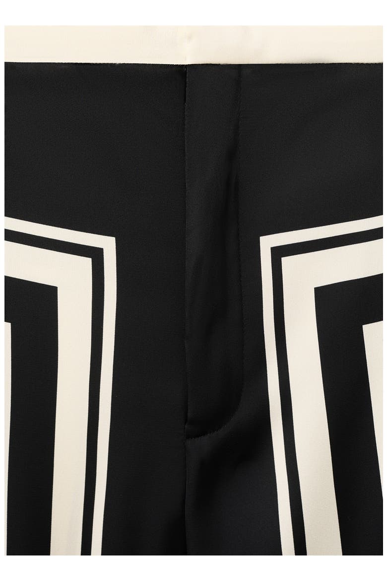 Satin Wide Leg Pants, Alternate, color, BLACK