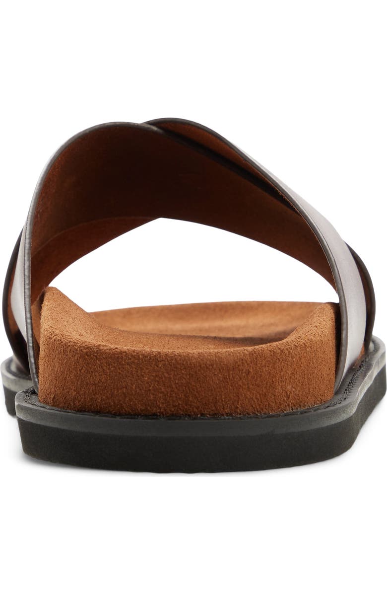 G.H.BASS Charleswood Cross Strap Sandal, Alternate, color, Dark Brown