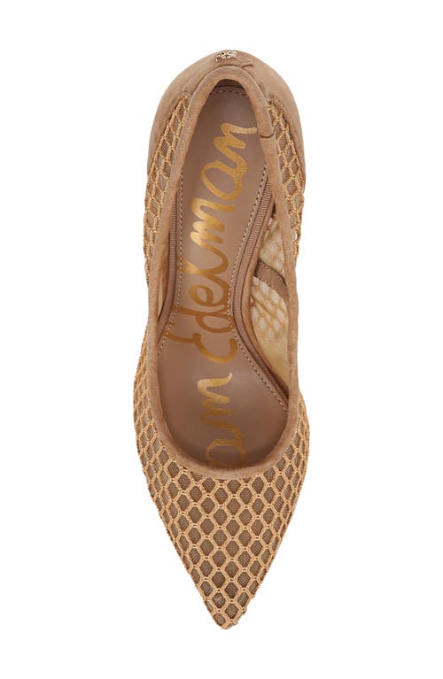 Sam Edelman Hazel Mesh Pointed Toe Pump In Hazelwood