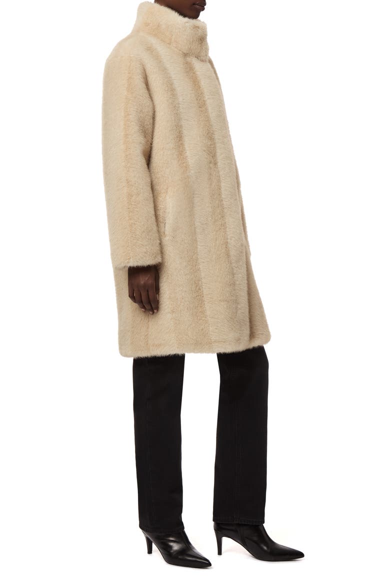 Blair Faux Fur Coat, Alternate, color, LATTE MULTI