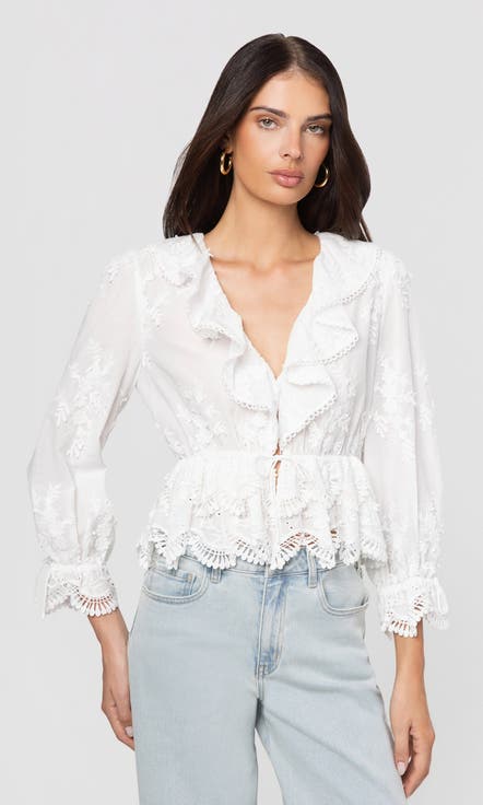 Kylie 3D Voile Blouse