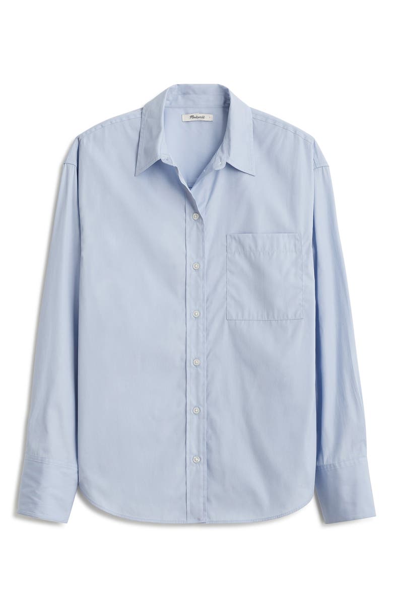Madewell Relaxed Poplin Button-Up Shirt, Alternate, color, 