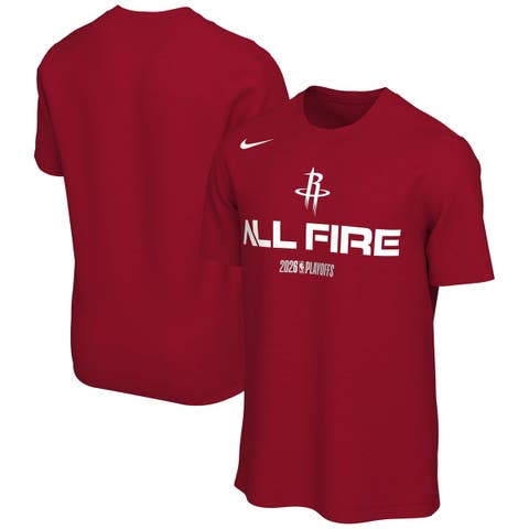 Unisex Nike Red Houston Rockets 2026 NBA Playoffs Mantra T-Shirt