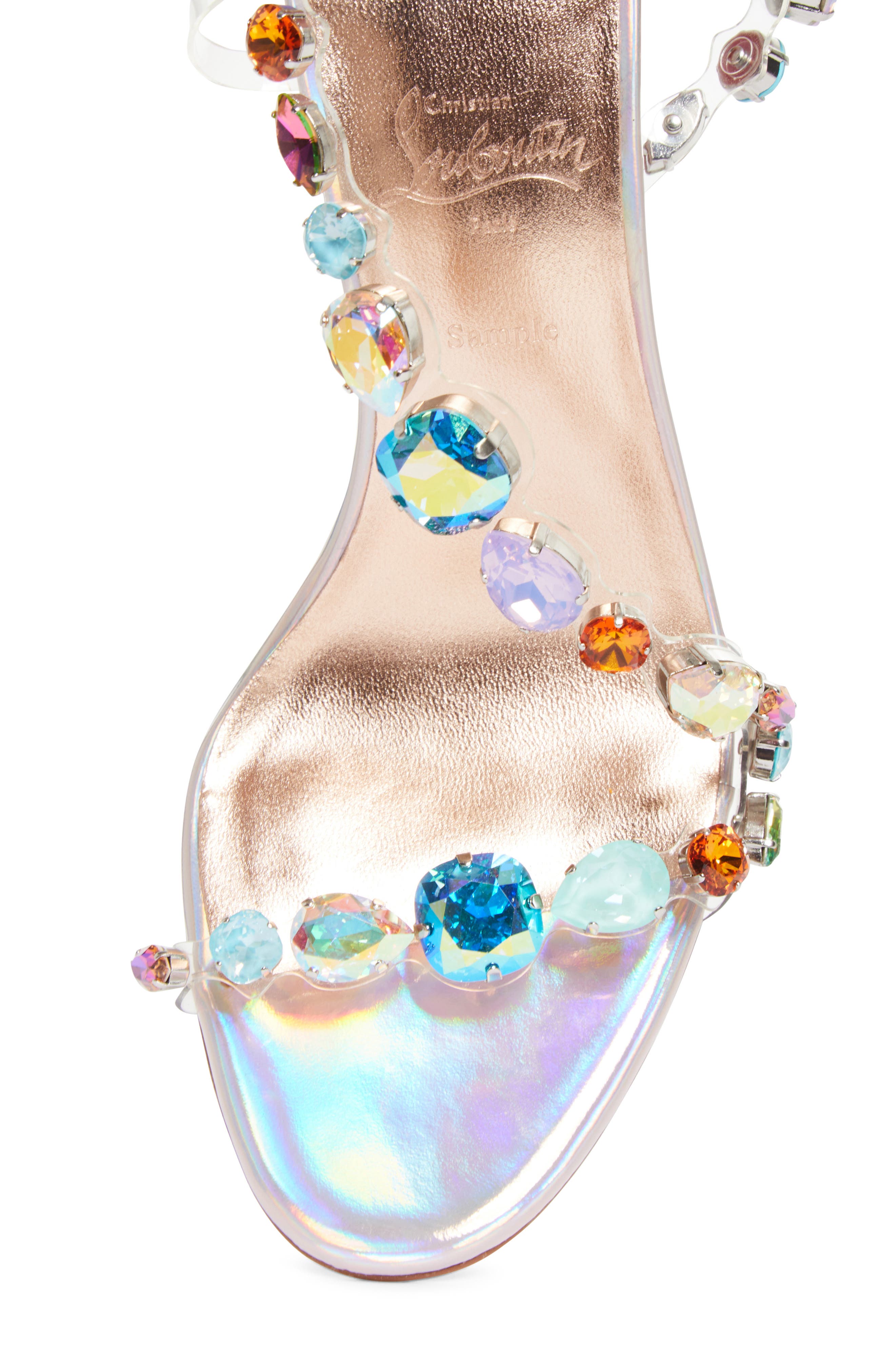 Rosa Z Jewel Sandal, Alternate, color, F643 LECHE/ LECHE