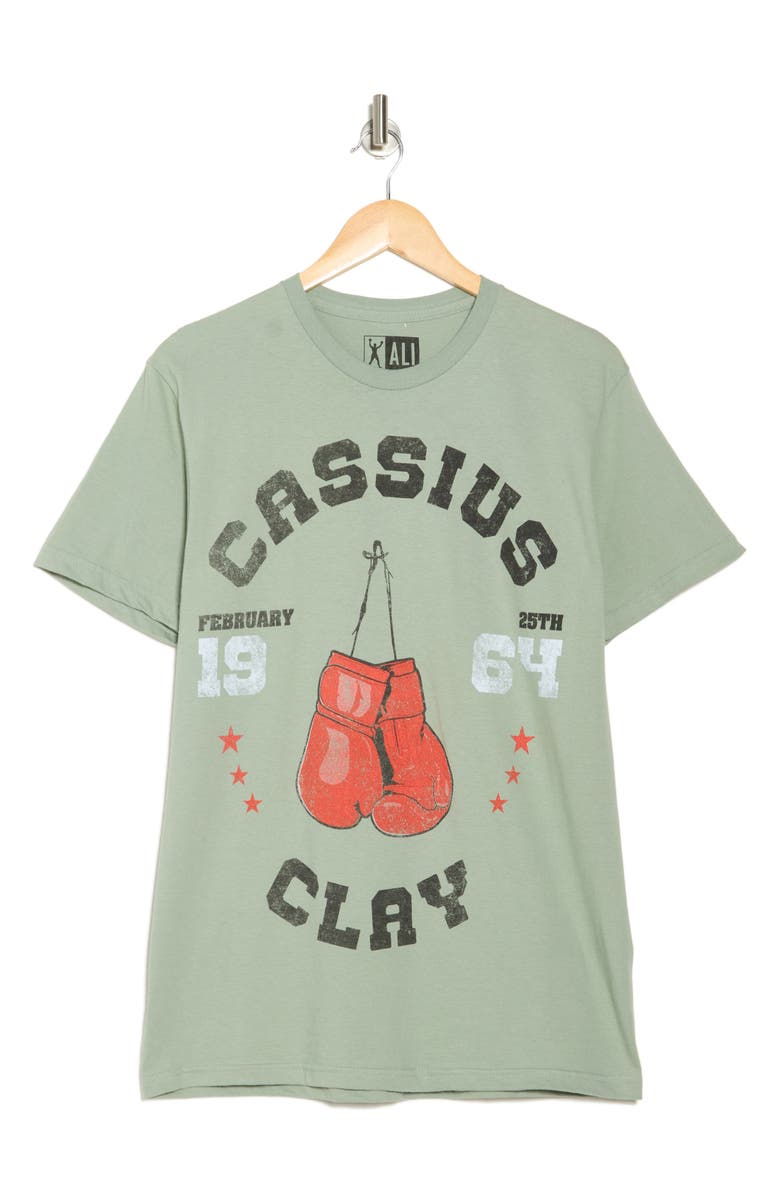 Philcos Cassius Clay Gloves Graphic T-Shirt, Alternate, color, 