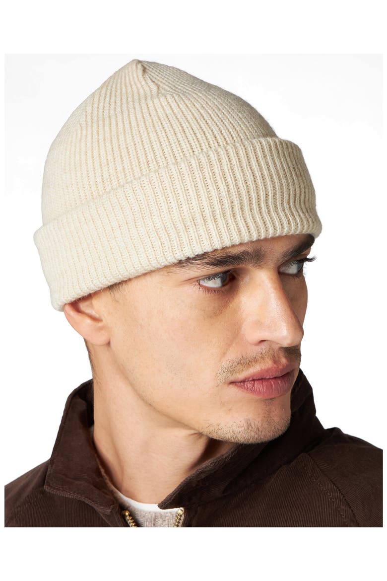 Kevincap "Japan Made" Wool Beanie, Alternate, color, OFF WHITE